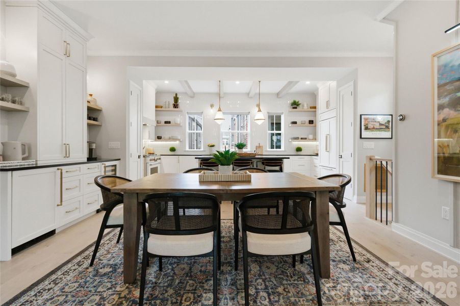 Furnished interior view inside a new home in , Charlotte (Image 7).