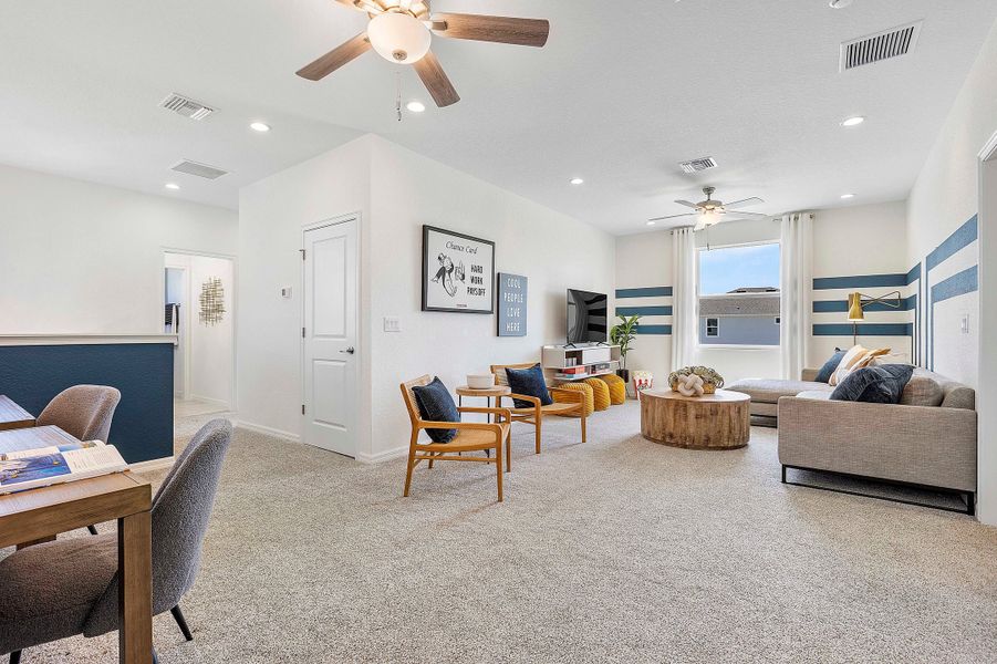 Furnished interior view inside a new home in The Sanctuary – Coastal Collection, Punta Gorda (Image 6).