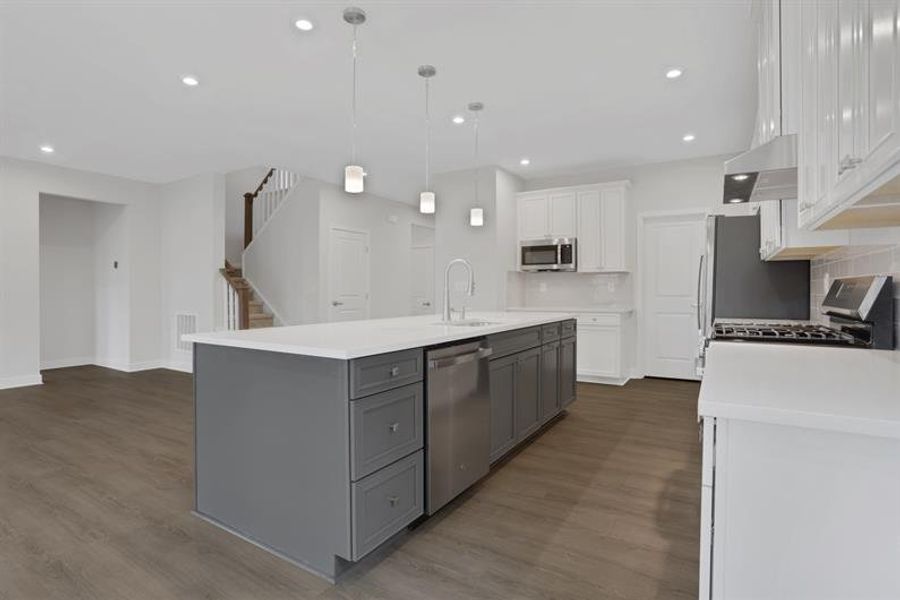 Furnished interior view inside a new home in Crystal Falls, Dawsonville (Image 9).