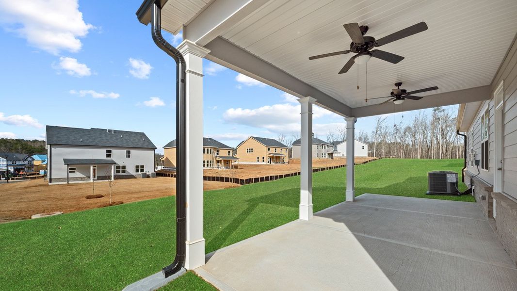 Representative exterior details of a home built from the Marlene by D.R. Horton in The Gates at Pates Creek, Hampton (Image 2).