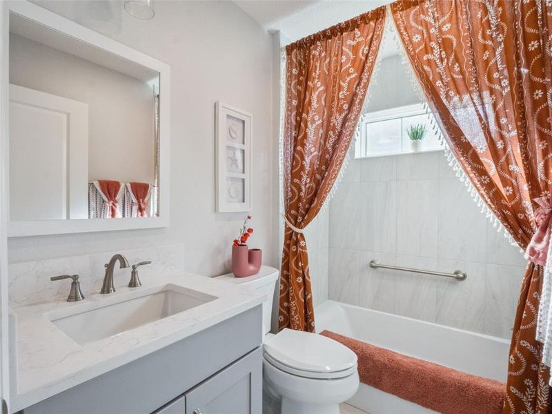 Furnished interior view inside a new home in , The Villages (Image 38).