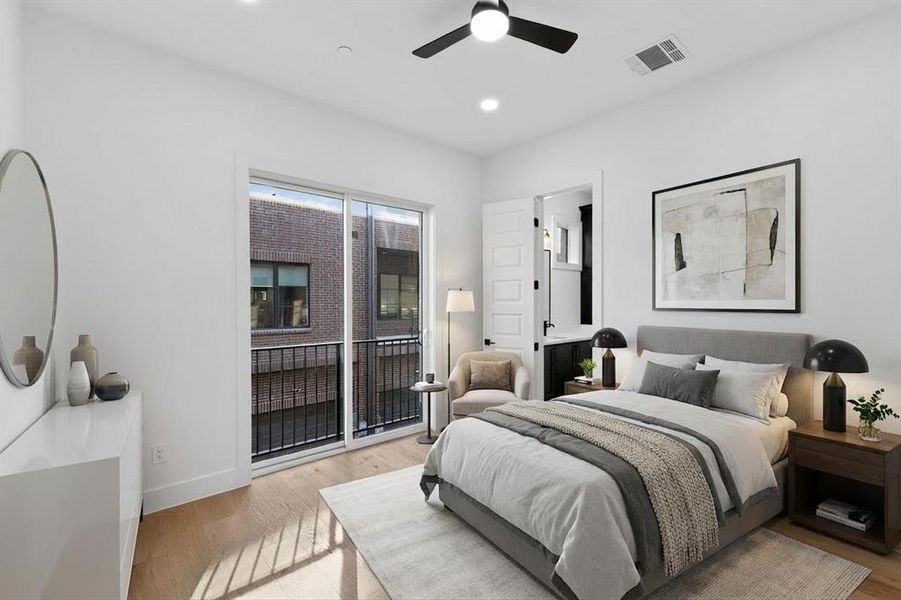 Furnished interior view inside a new home in , Fort Worth (Image 9).
