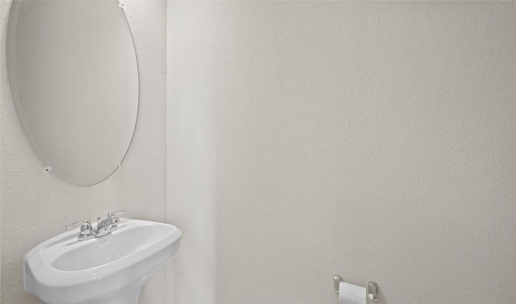 Powder room (*Photo not of actual home and used for illustration purposes only.) Powder room (*Photo not of actual home and used for illustration purposes only.)