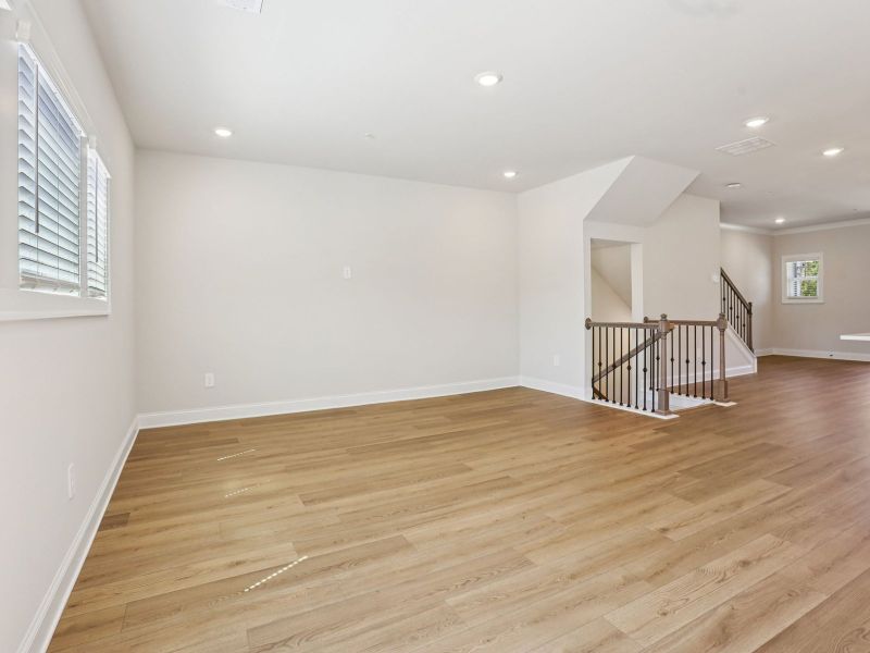 Spacious, unfurnished interior of a new home in Hemingway - Highland Series, Cumming (Image 15). Spacious, unfurnished interior of a new home in Hemingway - Highland Series, Cumming (Image 15).