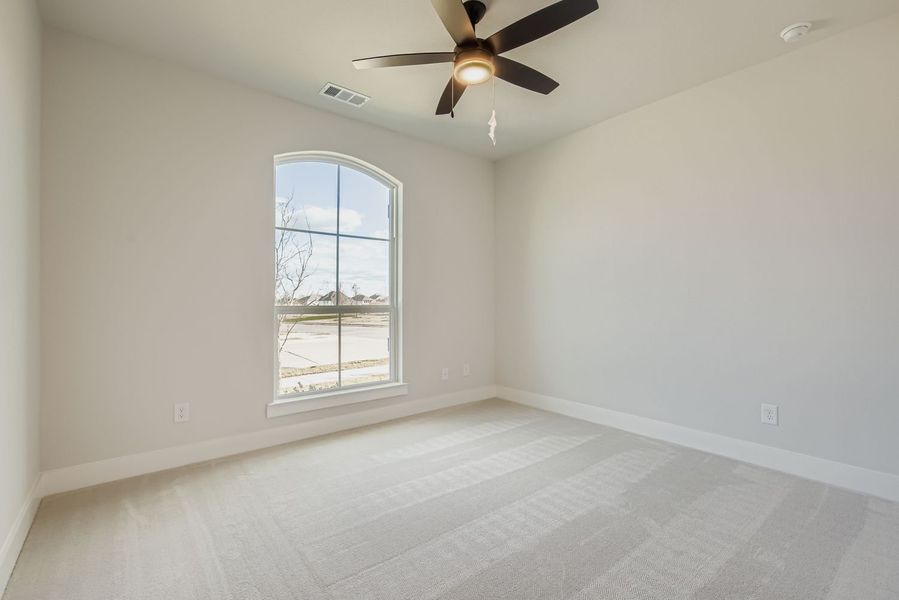 Secondary Bedroom with Natural Light| Plan 1581 | Representative Photo