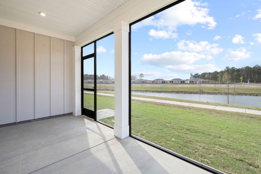 Exterior details and patio area of a home in Sun City Hilton Head, Bluffton (Image 2). Exterior details and patio area of a home in Sun City Hilton Head, Bluffton (Image 2).
