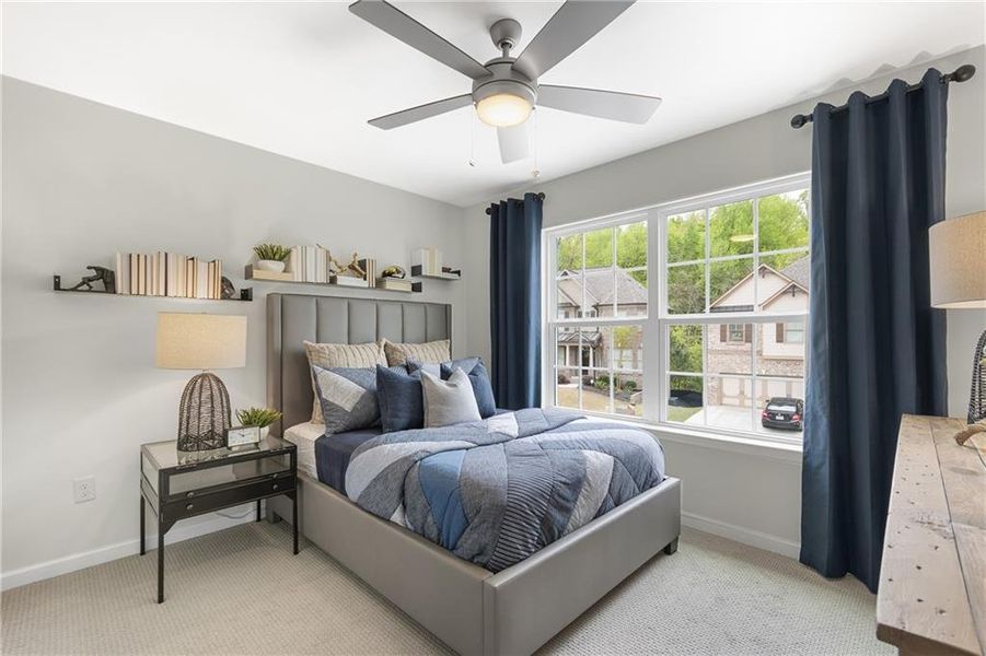 Furnished interior view inside a new home in Sierra Creek, Hoschton (Image 7).