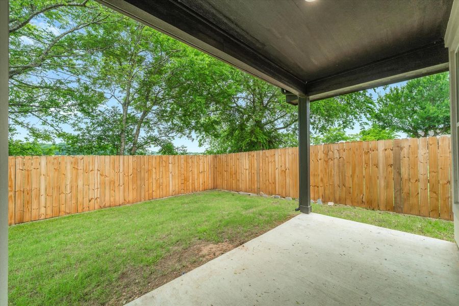 Exterior details and patio area of a home in , Canton (Image 23).