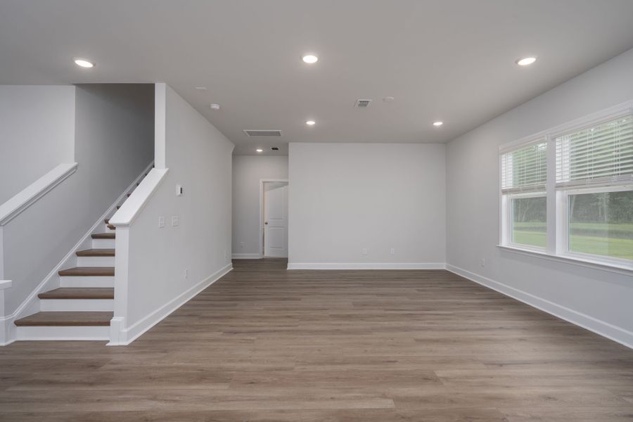 The Open gathering room makes the Hampton the perfect new home design to entertain guest. The Open gathering room makes the Hampton the perfect new home design to entertain guest.