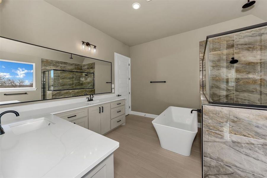 Furnished interior view inside a new home in , Poolville (Image 7).