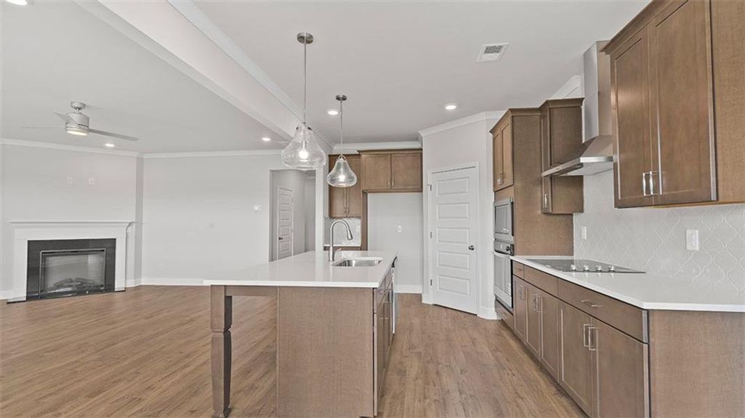 Furnished interior view inside a new home in Evergreen Crossing, Locust Grove (Image 5).