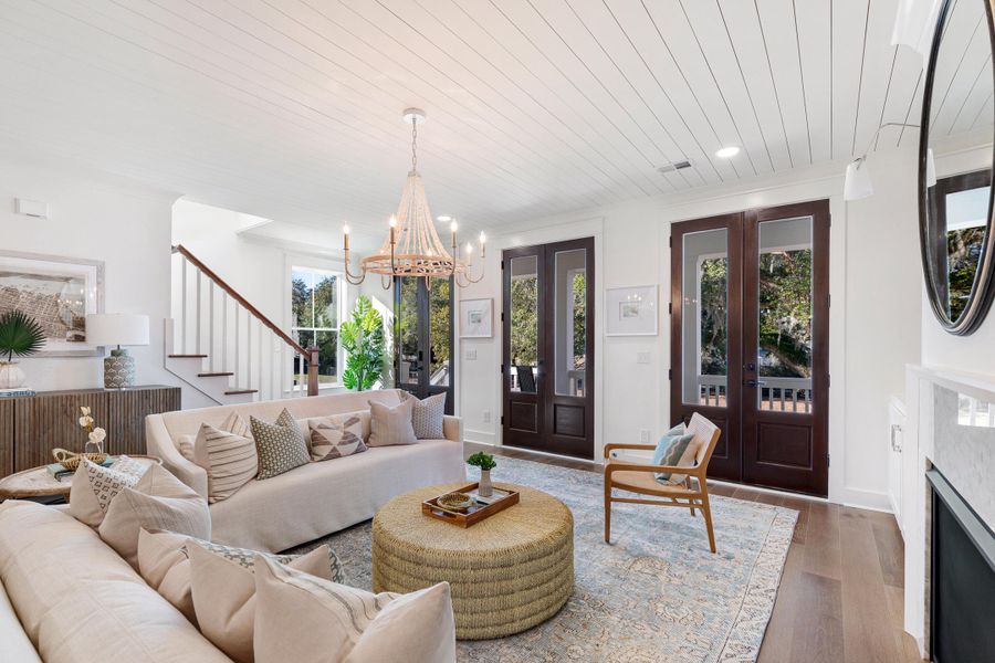 Furnished interior view inside a new home in Miller's Crossing, Johns Island (Image 9).