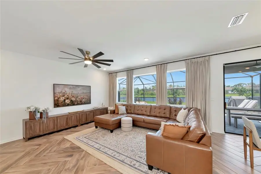Furnished interior view inside a new home in , Parrish (Image 11).