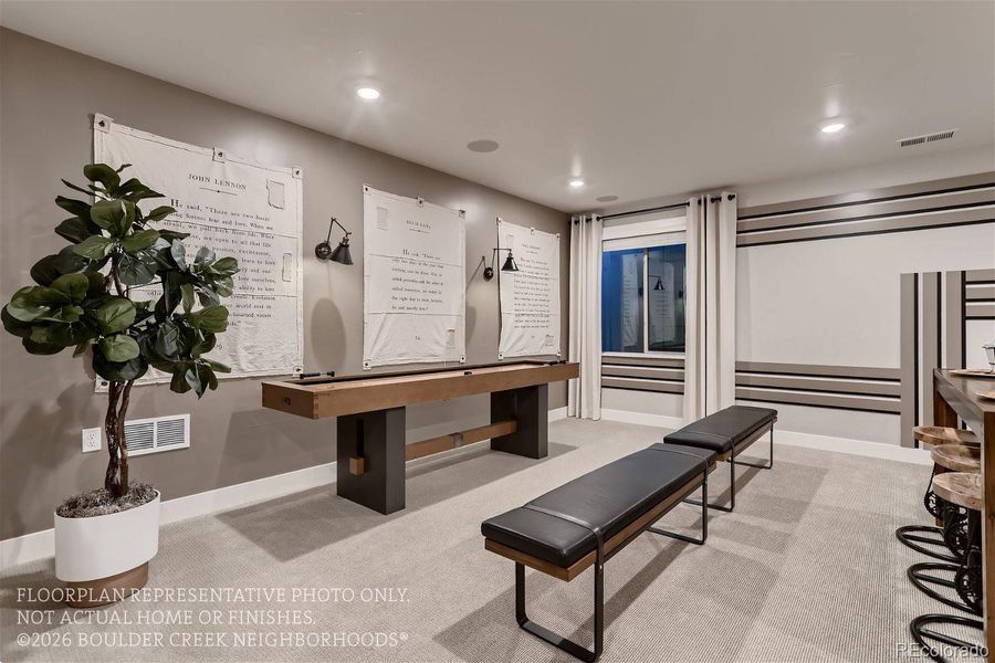 Furnished interior view inside a new home in , Broomfield (Image 30).