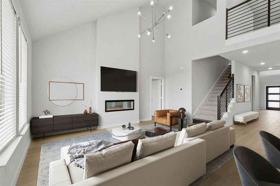 Open Floor Plan in the Winters home plan by Trophy Signature Homes – REPRESENTATIVE PHOTO Open Floor Plan in the Winters home plan by Trophy Signature Homes – REPRESENTATIVE PHOTO