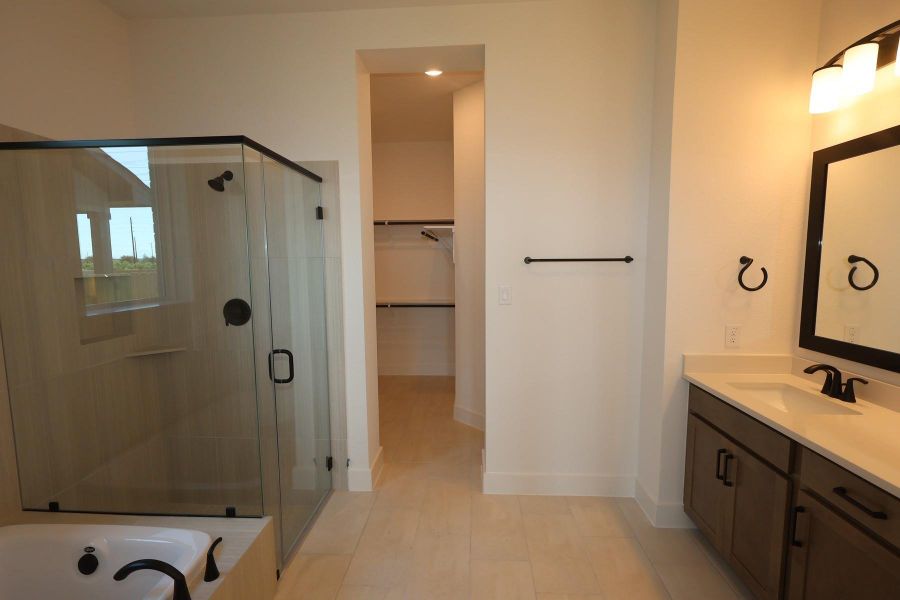 Furnished interior view inside a new home in Elyson - Reserve Collection, Katy (Image 3).