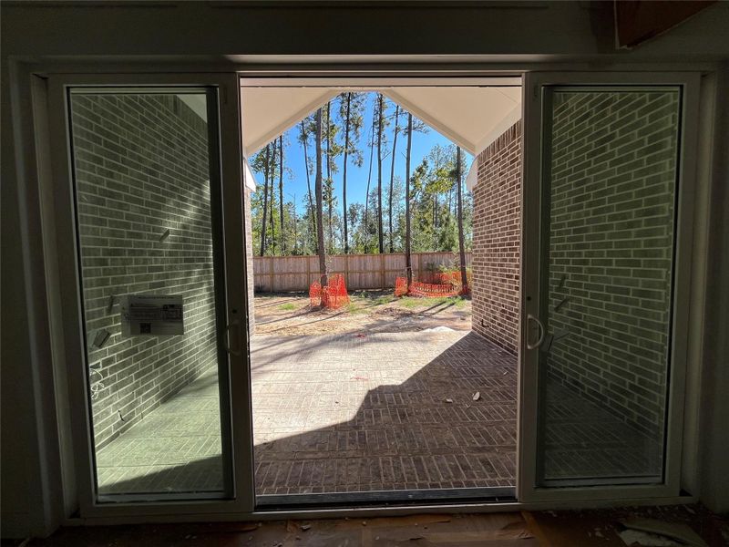 Exterior details and patio area of a home in Evergreen, Conroe (Image 13). Exterior details and patio area of a home in Evergreen, Conroe (Image 13).