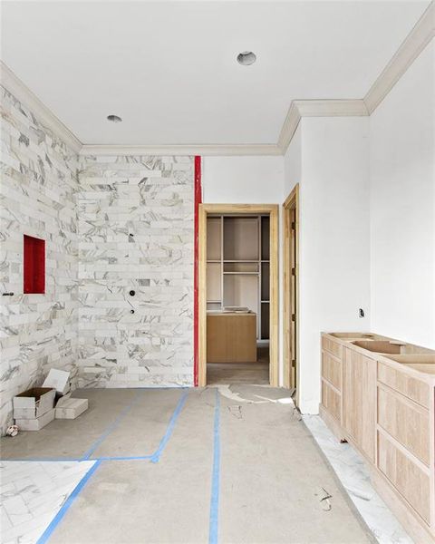 In-progress construction of a new home in , Dallas, TX (Image 28).