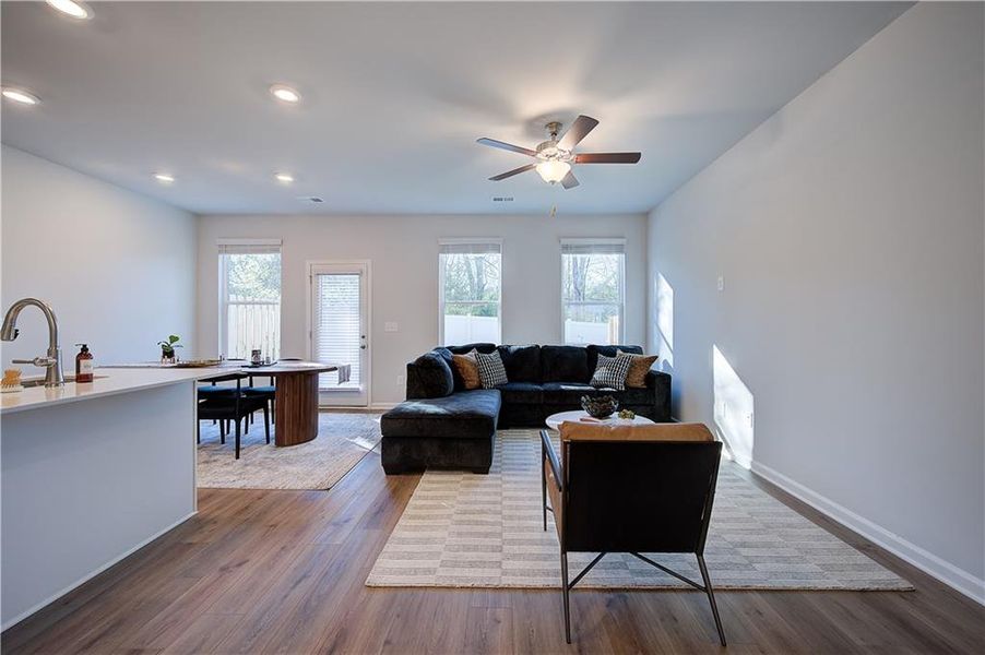 Furnished interior view inside a new home in Avery Landing, McDonough (Image 19).