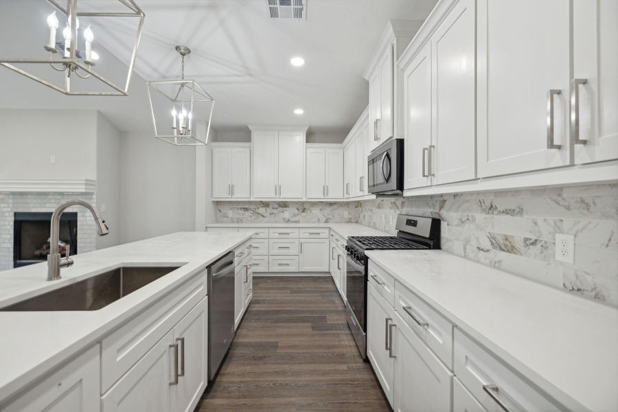 Furnished interior view inside a new home in , Livingston (Image 3).