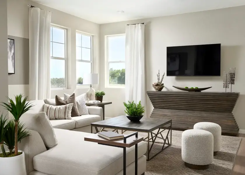 Furnished interior view inside a new home in Sugar Mill Village, Longmont (Image 7).