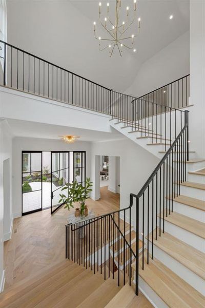 Furnished interior view inside a new home in , Atlanta (Image 52).