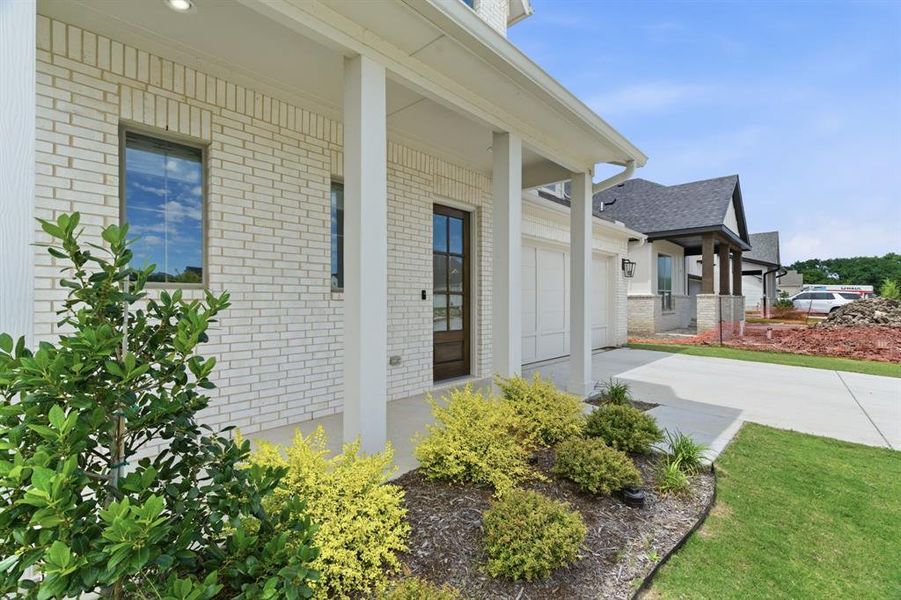 Exterior details and patio area of a home in , Aledo (Image 3).