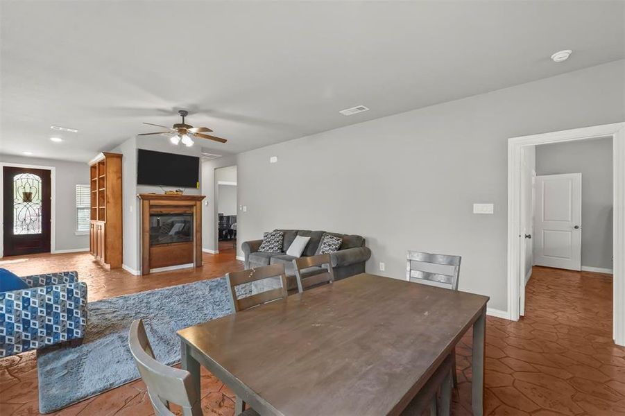 Open Concept - Dining Area