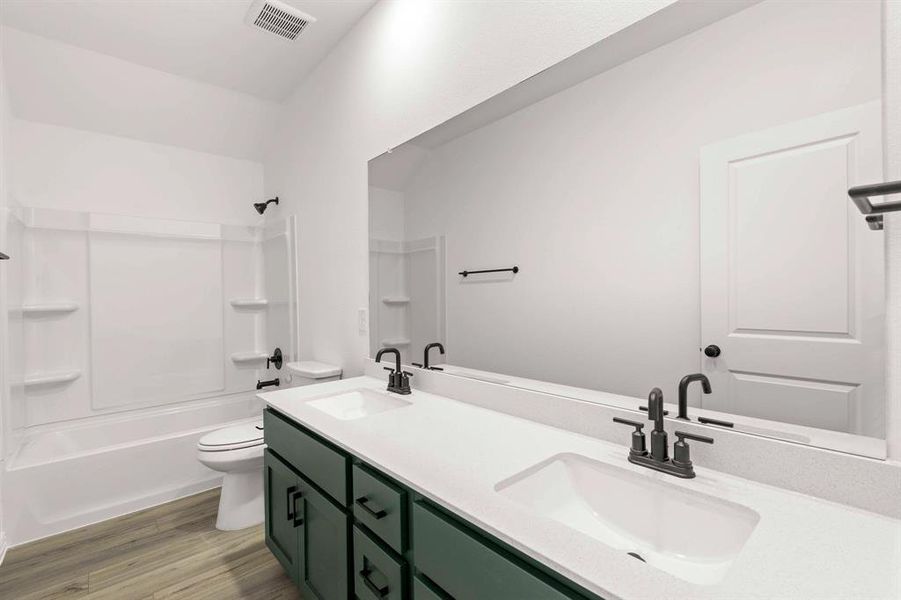 Furnished interior view inside a new home in Creekview Fossil Ridge, Pilot Point (Image 7). Furnished interior view inside a new home in Creekview Fossil Ridge, Pilot Point (Image 7).