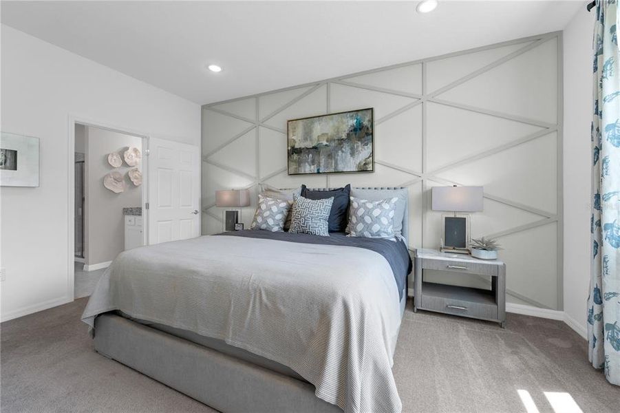 Furnished interior view inside a new home in Covered Bridge at Liberty Bluff, Haines City (Image 32).