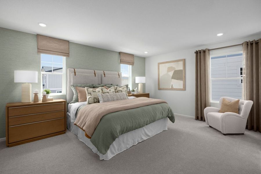 Representative furnished interior of a home built from the 1762 Modeled by KB Home in Windler Wildflower, Aurora (Image 7). Representative furnished interior of a home built from the 1762 Modeled by KB Home in Windler Wildflower, Aurora (Image 7).