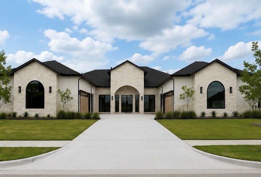 Front exterior of a new home in , Heath, TX, highlighting curb appeal (Image 1). Front exterior of a new home in , Heath, TX, highlighting curb appeal (Image 1).