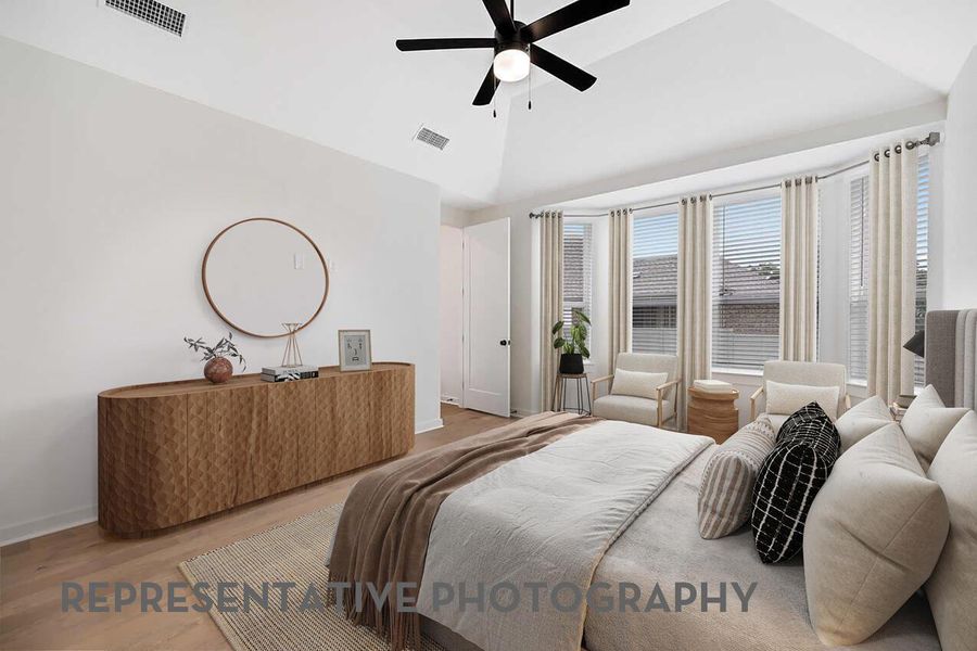 Furnished interior view inside a new home in Wolf Ranch, Georgetown (Image 3).
