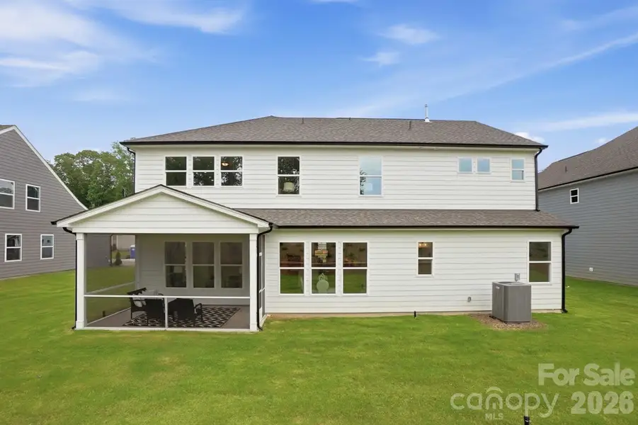 Rear of home