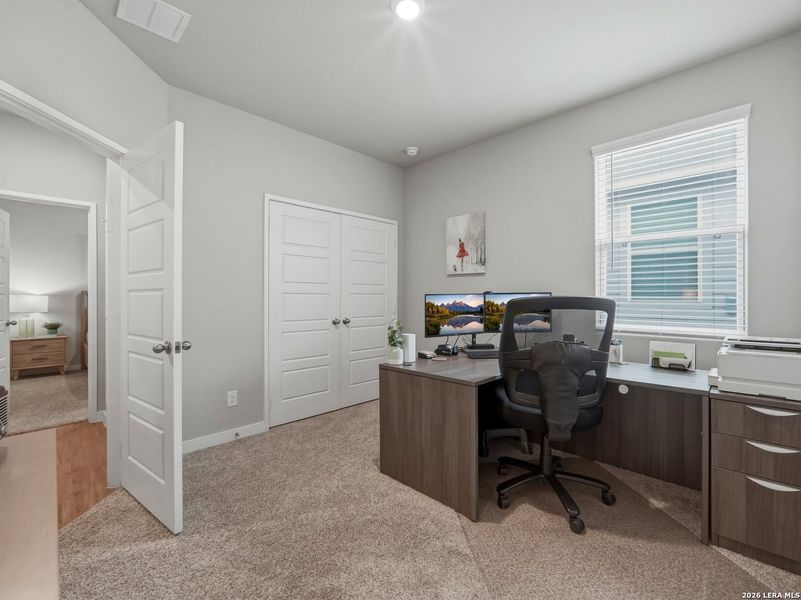 Furnished interior view inside a new home in Hunter's Ranch, San Antonio (Image 14).