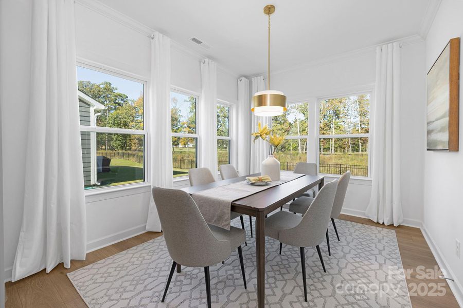 Furnished interior view inside a new home in , Monroe (Image 9). Furnished interior view inside a new home in , Monroe (Image 9).