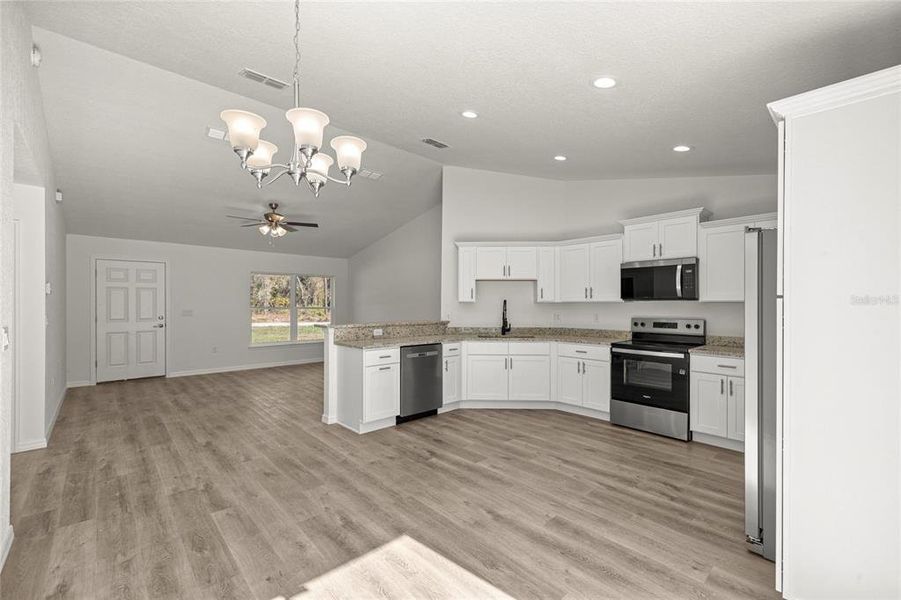 Furnished interior view inside a new home in , Dunnellon (Image 9). Furnished interior view inside a new home in , Dunnellon (Image 9).