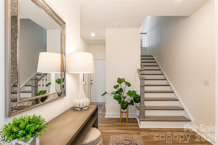 Furnished interior view inside a new home in , Charlotte (Image 12). Furnished interior view inside a new home in , Charlotte (Image 12).