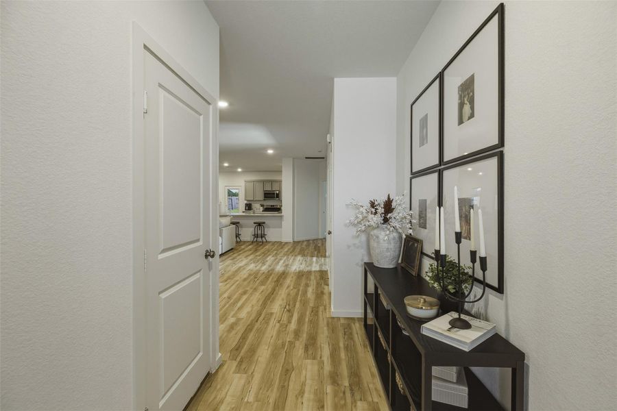 Furnished interior view inside a new home in Samara, League City (Image 6).