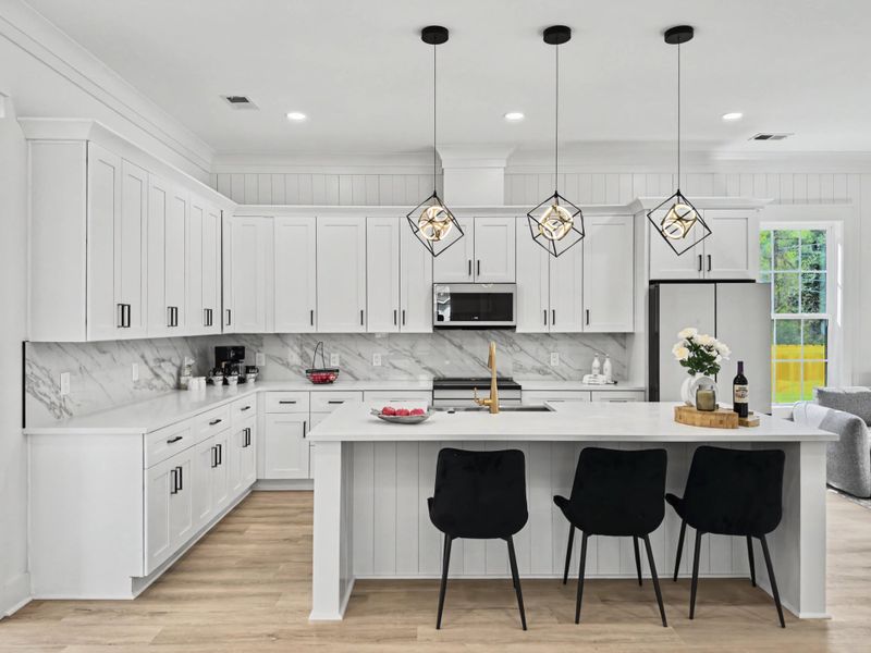 Furnished interior view inside a new home in , North Charleston (Image 5).
