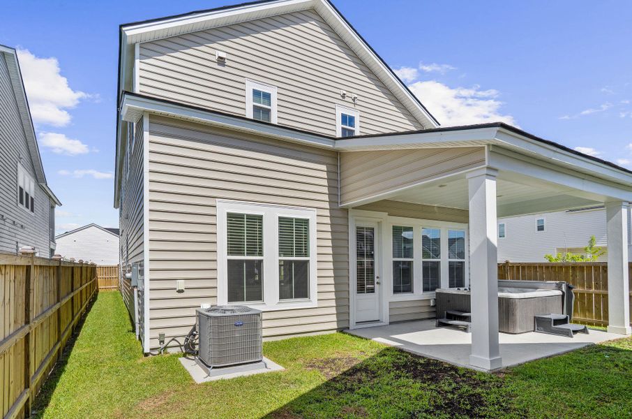 Exterior details and patio area of a home in , Summerville (Image 33).