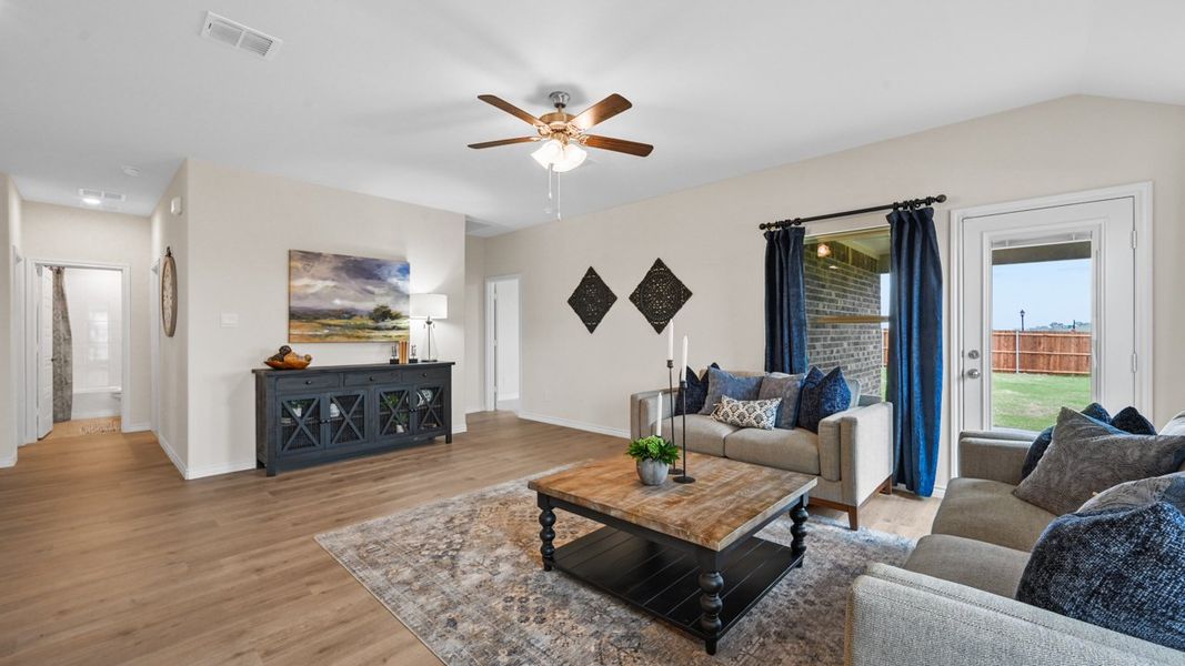 Furnished interior view inside a new home in Trailstone, Caddo Mills (Image 15). Furnished interior view inside a new home in Trailstone, Caddo Mills (Image 15).