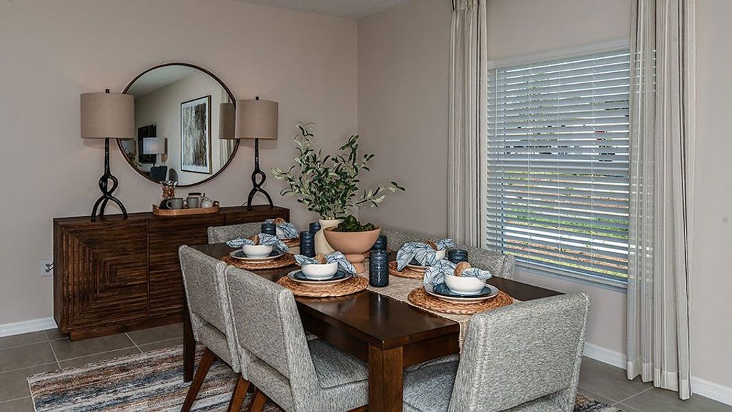Representative furnished interior of a home built from the Magnolia by Taylor Morrison in Riverfront, Edgewater (Image 8).