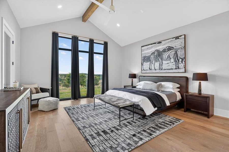 Furnished interior view inside a new home in , Strawn (Image 19).