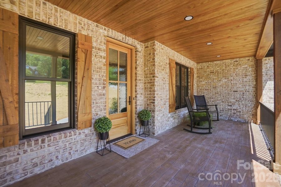 Exterior details and patio area of a home in , Marshville (Image 3).