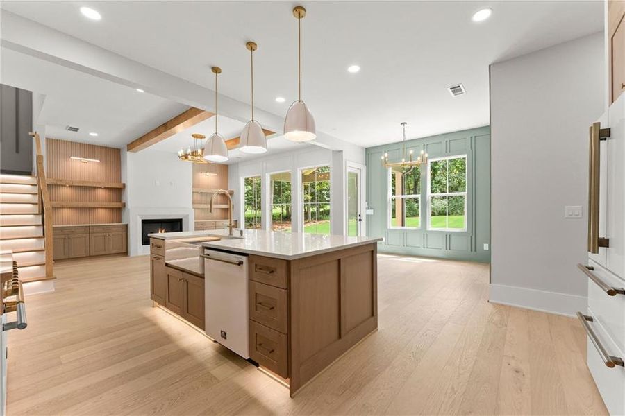 Furnished interior view inside a new home in , Cumming (Image 20).