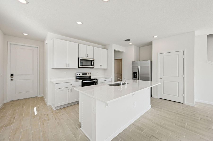 Furnished interior view inside a new home in Tidewater, Fort Pierce (Image 11).