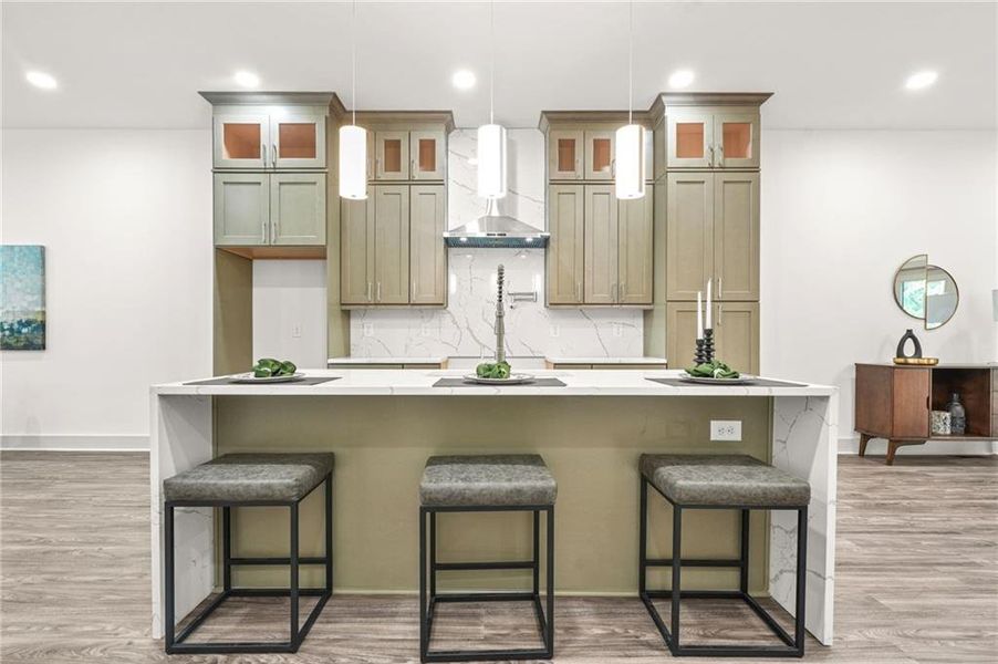 Furnished interior view inside a new home in , Atlanta (Image 9).