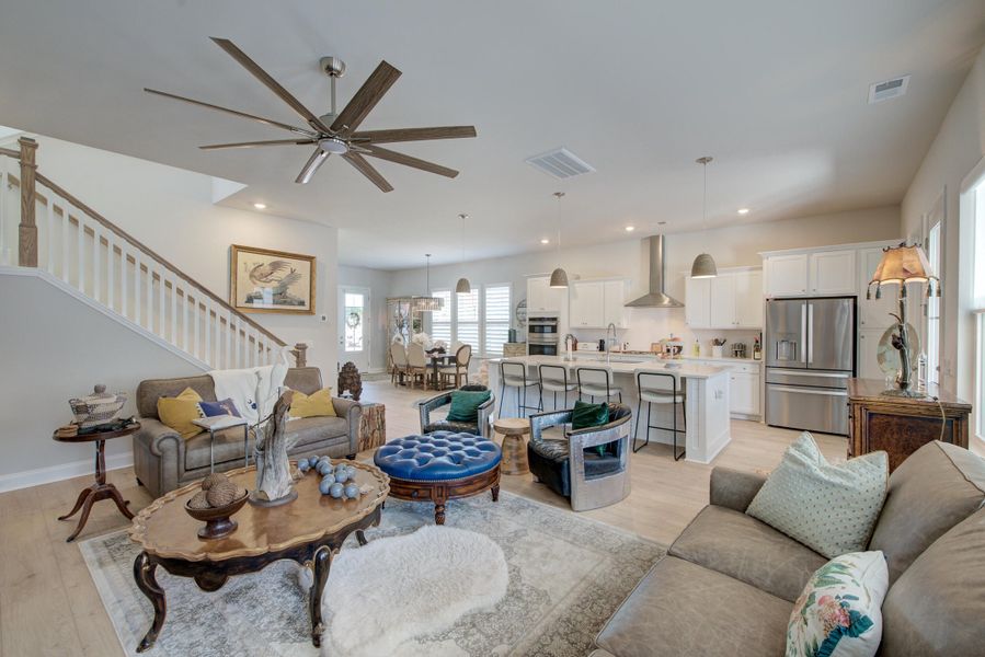 Furnished interior view inside a new home in Heron's Walk at Summers Corner, Summerville (Image 5).