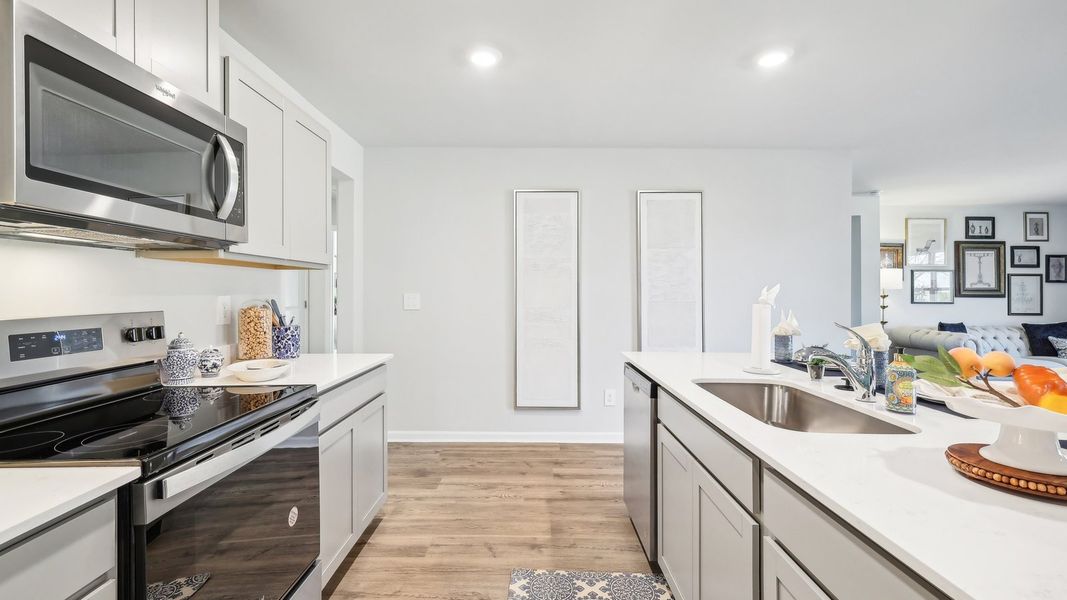 Furnished interior view inside a new home in The Parks, White House (Image 29). Furnished interior view inside a new home in The Parks, White House (Image 29).